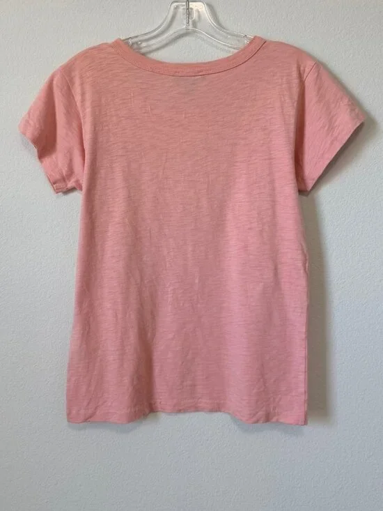 J. Crew Short Sleeve Round Neck "In Vacanza" Cotton T-Shirt Women's Size S - Picture 2 of 8